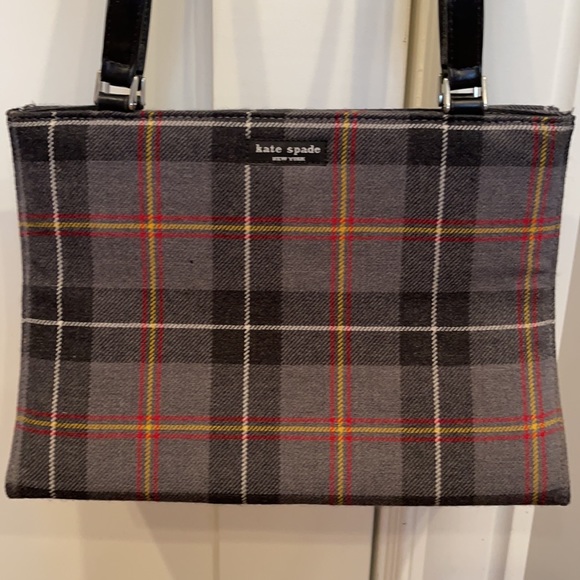 Kate Spade “School Girl” Plaid Handbag *Vintage* - Picture 2 of 10
